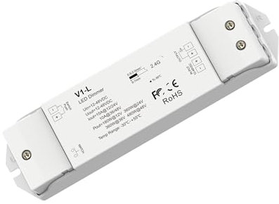 FWFDTQBSP V1-L LED-Dimmer 12–48 V, einfarbiger Touch-Dimmer, LED-Lichtleisten-Dimmer