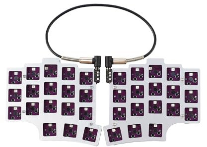 YMDK Split 36 Keys Ergonomics 40% Layout Hot swappable Mechanical Keyboard RGB QMK Vial All Key programmable Mini Independent Gaming Keyboard Kit