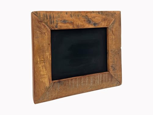 Woodkings Bilderrahmen Sumatra | Rahmen aus Altholz 25x30 cm | Bildgröße 19x24 Wanddeko Wohnzimmer Flur Büro | rustikal Vintage Unikat