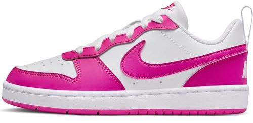 NIKE Mixte Enfant Court Borough Low Recraft, White Laser Fuchsia, 39 EU