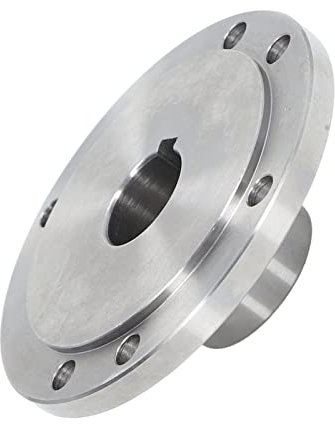Flangia di Collegamento del Mandrino, Acciaio Ad Alto Contenuto di Manganese, Mandrino da 125 Mm, 6 Fori, Flangia del Tornio di Dimensioni Standard, Installazione del Pezzo da