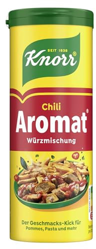 Knorr Würzmischung Chili Aromat für schnelle Gerichte zum Würzen und Verfeinern von Pommes, Pasta, Gemüse und mehr 90 g