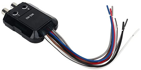 CHICIRIS Car Audio Converter with Adjustable 6:1 Output, Trigger Signal for Amplifier, Connectors for Massive Audio Amplifiers