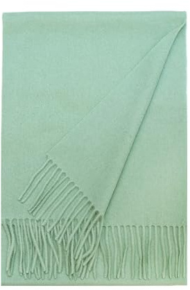 SEECOSY Schal aus 100% reinem Kaschmir – klassischer einfarbiger, warmer, weicher Schal, Geschenk für Damen und Herren