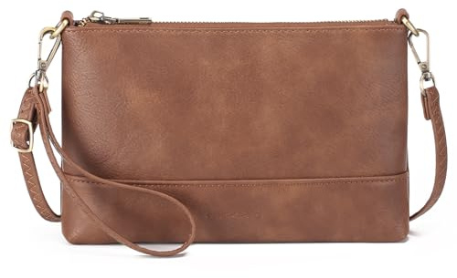 GAEKEAO Umhängetasche Damen, Crossbody Bag Veganes Leder mit Abnehmbarem Schultergurt und Verstellbarem Schultergurt Schultertasche mit Kartenschlitzen, Geschenk für Frauen