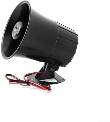 Für Security Sirene Alarm mit lautem 110 120dB Ausgang, Einstellbare Hupen für optimale Tonrichtung, schnell reagierender Mikroprozessor, wetterfest für den Außenbereich (A)