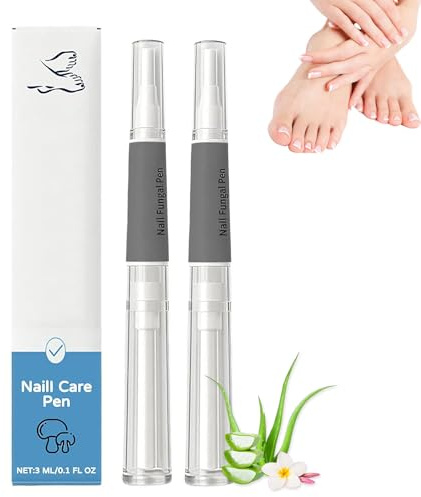 Nail Fungus Pen, 2Pcs Nail Care Pen, Anti Fungal Pens, Fungal Nail Treatment for Toenails, Nail Repair Growth Solution, Softener for Thick Toenail, Natural Nail Serum for Strengthener Nail