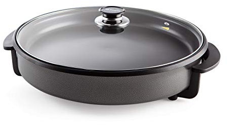 Orbegozo PZ 7775 - Olla eléctrica, Paellera, Antiadherente, Termostato, 40 cm Diámetro, 1500 W