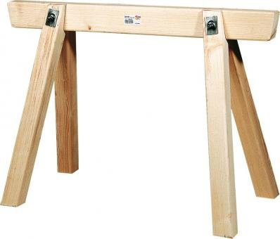 PROFI Bauschrage / Gerüstbock aus Holz 150 cm lang, 70 cm hoch