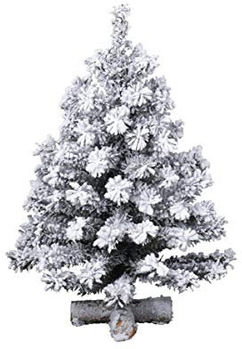 Kaemingk 683636 Snowy Toronto Mini Albero, in PVC ad Aghi Morbidi, Interno, Altezza 90