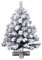 Kaemingk 683636 Snowy Toronto Mini Albero, in PVC ad Aghi Morbidi, Interno, Altezza 90
