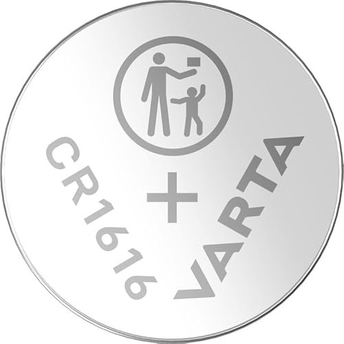 VARTA KNOPFZELLE CR1616 - 156.67.69 - 1 STÜCK BLISTER für Autoschlüssel, Taschenrechner, Kameras, Uhren oder andere elektronische Anwendungen -