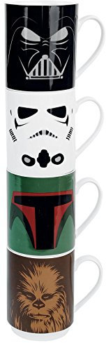 Star Wars STMGSW01, Tazze, 4 Pezzi