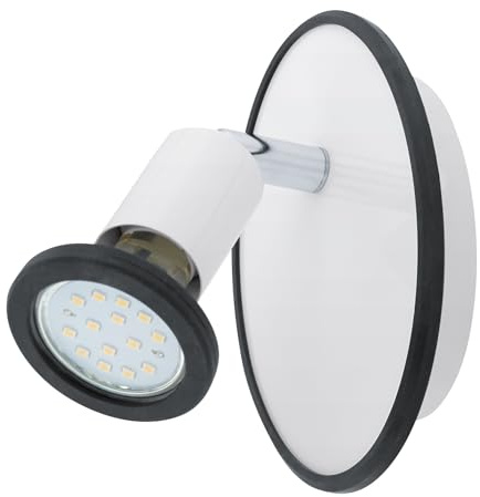 EGLO LED Deckenlampe Modino, Deckenstrahler, Stahl, Kunststoff in weiss | chrom, GU10 Fassung
