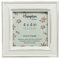 Hampton Frames | Paloma Bilderrahmen quadratisch, 14,5 x 14,5 x 2,5 cm, weiß, Holz | Modernes Design, Holz-Optik, für 10x10 cm Fotos | Dekorativer Rahmen für Zuhause