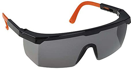 Portwest Gafas Classic Safety, Color: Humo/Negro/Naran, PW33SBO