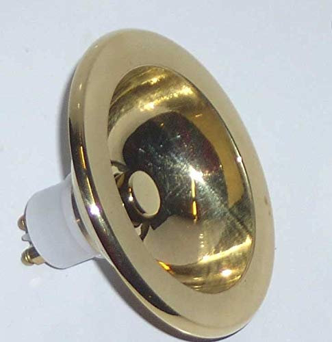 Fabrisuber Since 1977 Campanello Pulsante Pulsantiera da Incasso Ottone Lucido Massiccio