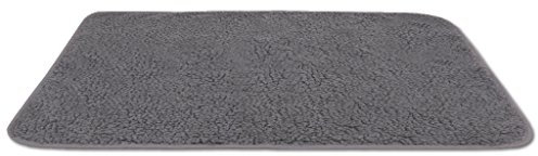 Bestlivings hellgraue Tierdecke Lammflor 70x100 cm