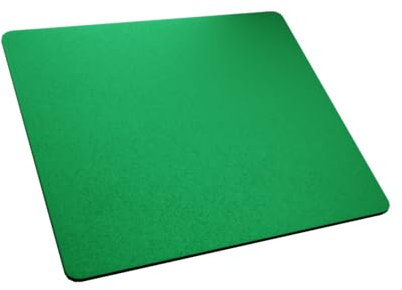 rhinocables Fabric Gaming Mouse Mat, 5mm Thick Gaming Mouse Pad, Non-Slip Foam Mousepad, 260 x 220 x 5mm (Green)