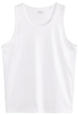 NEXT Herren Regulär Top Weiß XXL