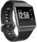 AIUNIT -Armband für Ionic-Smartwatch, kompatibel mit Herren, Damen, Teenager, Kinder, Schwarz, GröÃŸe L mit rauchgrauer Schnalle, Sportzubehör