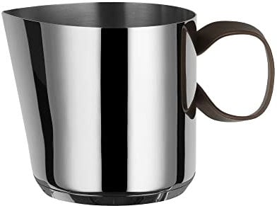 Alessi Edo Chauffe-lait en acier, marron