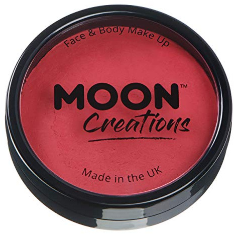 Moon Creations Pro Gesichts- und Körper-Make-up, professionelle Farbfarben-Kuchentöpfe für Gesichtsfarbe, Kostüme, Feste, Halloween für Kinder, Erwachsene (Magenta, 36 g)