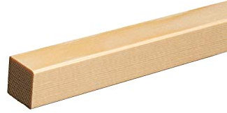 Quadratleiste Abschlussleiste Sockelleiste Fichte GEÖLT 20x20x2300mm [SPARPAKET] (100 Stück (230lfm))