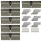 6x Profilzylinder 100 mm 50/50 gleichschließend inkl. 30 Schlüssel