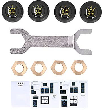 Auto Tpms Bluetooth 5.0 Reifendrucküberwachungssyste, Bluetooth Reifendruckkontrollsystem, Bluetooth Reifendrucksensor Reifen Sensor APP