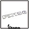 TARGHETTA SCRITTA ADESIVA COFANO LATERALE COMPATIBILE CON PIAGGIO VESPA PX 150.