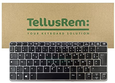 TellusRem Clavier de Remplacement Français rétroéclairé pour HP 720 G1, 720 G2, 725 G1, 725 G2, 820 G1, 820 G2