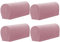 GEOCANG Sesselbezug, 4er Set Anti-Rutsch Sessel Sofa Armlehnenschutz für Möbelschutz (Rosa)