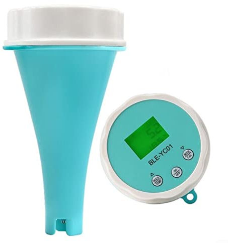 Digitaler Wasserqualitätsprüfer, Chlor ORP EC Temperatur PH Messgerät, Bluetooth 6 in 1 Wasserqualität Detektor, für Aquarium, Pool, Wein,Trinkwasser,Hydrokultur