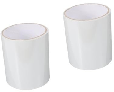 NIYANGLE 2 Rouleaux Étanche Et Étanche De Plombier Adhésif Pour Plombier Bande Résistante Réparation Pvc + Adhésif Thermofusible Colmatage De Colle Blanche