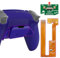 eXtremeRate RISE Remap Kit Programmabile per ps5 Controller BDM-030/040/050,Tasti Aggiuntivi Palette Back Button Cover Grip Gomma Pulsante Posteriore per ps5 Joystick-Cobalt Blue