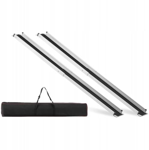 Rollstuhlrampe Teleskoprampe Rollstuhl Aluminium Rampe Klappbar Alu Paar 120cm