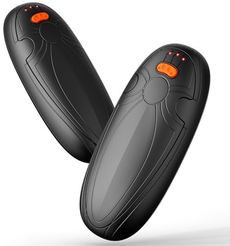 Elektrischer Handwärmer, FYDEE 14000mAh Wiederverwendbarer Taschenwärmer mit Powerbank Funktion, 3 Wärmestufen Bis 58°C, Geschenk für Männer, Ideal für Golf, Jagd Und Camping - Schwarz