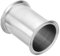 PATIKIL 3in OD Tri Clamps Tube, Sanitary Tri Clamps Spool Tube with 91mm Ferrule Flange(for 3in Tri Clamps) Sanitary Pipe Tubing 304 Stainless Steel for Brewery, 100mm/3.94in L