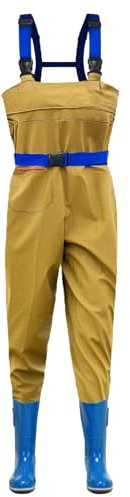 Naturepanda Waders Pesca,Trampolieri da Pesca Donna,Waders Traspirante da Pesca Stivale,Waders pesca petto,Impermeabile,Tracolla Regolabile,con Stivali,per Pesca Sportiva,Caccia,Fattorie