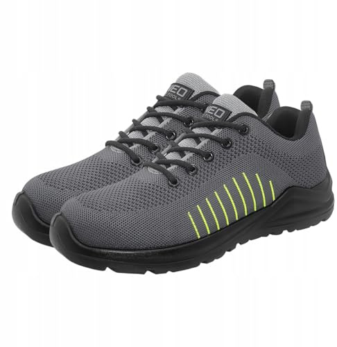 NEO TOOLS Sicherheitsschuhe Arbeitsschuhe Herren Leicht Stahlkappenschuhe | Atmungsaktiv, mit Stahlkappe 39-47 EU, Rutschfeste Stahlsohle, Stoßdämpfender Sicherheitsstiefel