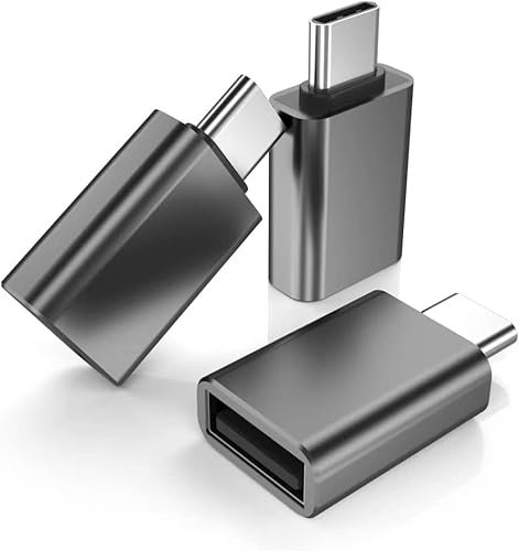 USB C to USB Adapter 3.0-USB C Male to USB 3.0 A Female Converter 5Gbps Transfer Connector-Type C OTG for MacBook pro Laptop PC Dell Samsung and more