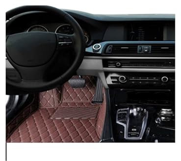 Automatten Auto-Fußmatten für Citroen C1 2015–2022, wasserdichte Teppiche, Ledermatten, Teppiche Automatte(LHD 1 Set 7)