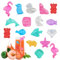 Glacon Reutilisable, CIYIN 30 Pcs Glacons Plastique, Forme Animale, Glacons Plastique Colorés, Cube de Glace Réutilisable, pour Refraîchir les Boissons