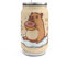 Yexignaon Kawaii Capybara - Botella de agua con pajilla para niños, botella de agua aislada para la escuela, a prueba de fugas, termo para niños y niñas, mantiene las bebidas calientes y frías