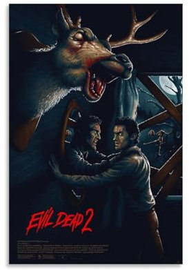 Evil Dead 2 Poster, dekoratives Gemälde, Leinwand, Wandposter und Kunstdruck, moderne Familienschlafzimmer-Dekoration, Poster, 30 x 45 cm