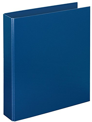 Veloflex 4139050 Ringbuch Basic, DIN A4, 4-D-Ring-Mechanik, dunkelblau