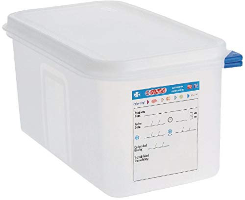 Araven Lebensmittelbehälter 6 l, 1/3 GN, H 150 x B 325 x T 176 mm. Lieferumfang: 4.