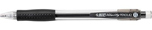 BIC Lot de 3 Portes mines rechargeable VELOCITY HB 0,7 mm Coloris aléatoire