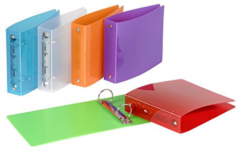 Viquel 906083 – 08 Ringbuch mit 2 Ringe für Stecker aus PROPYGLASS 10 x 15 cm Farben zufällig